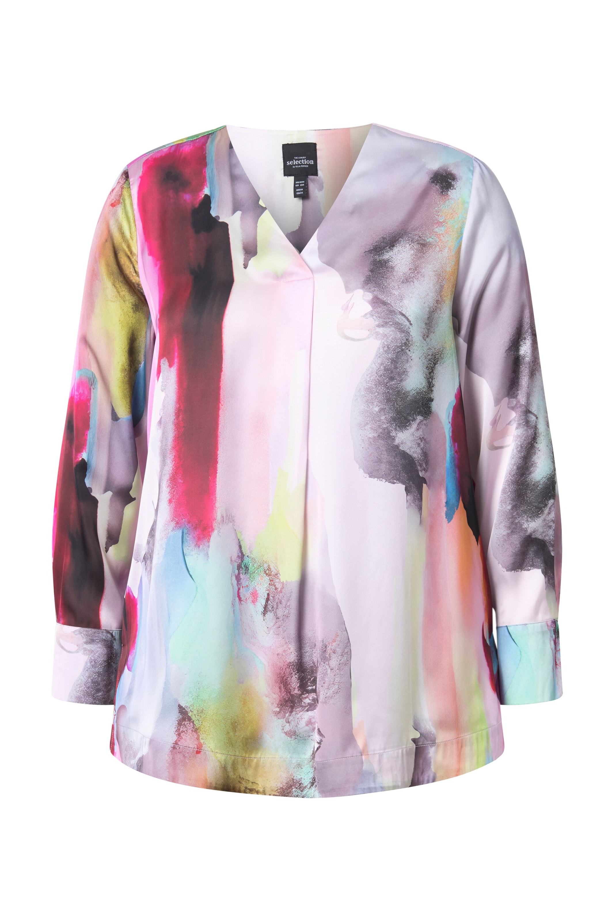 Ulla Popken Blouse in Lila: voorkant