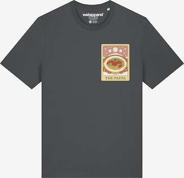 T-Shirt 'Tarot The Pasta' Watapparel en gris : devant