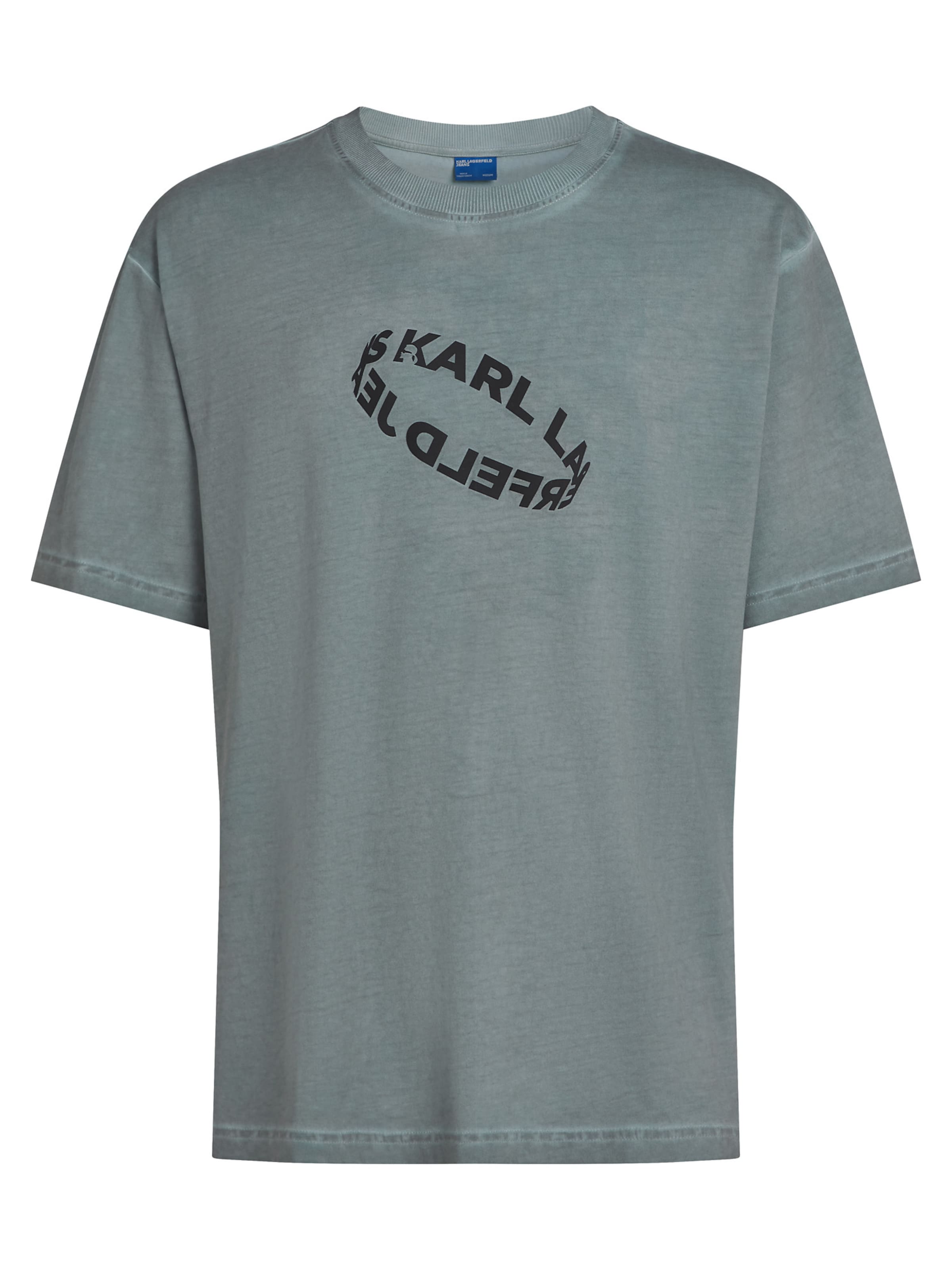 Tricou de la KARL LAGERFELD JEANS pe gri: față