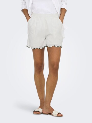 JDY - regular Pantalón 'JDYPalma' en blanco: frente