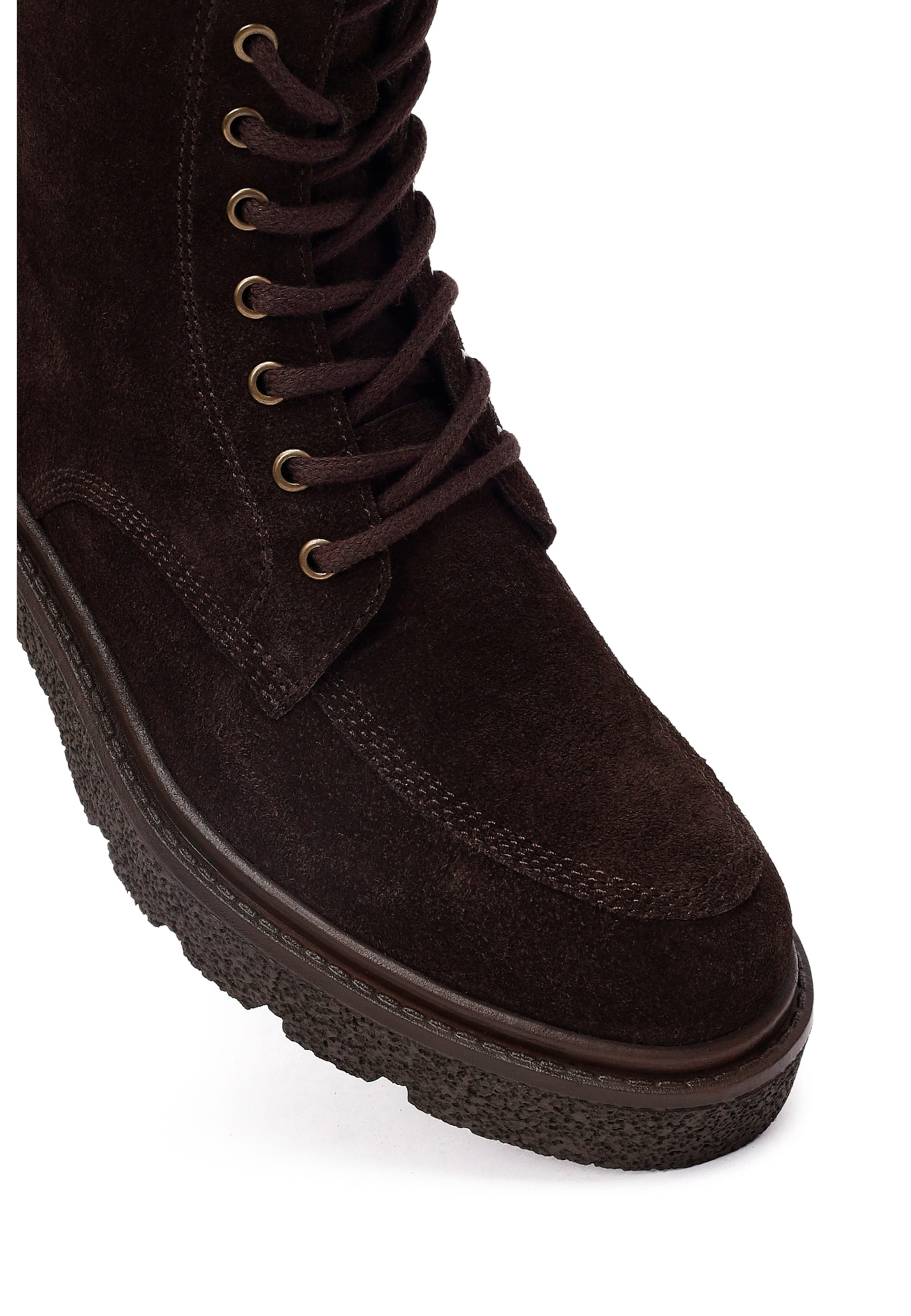 Derimod - Botines con cordones en marrón