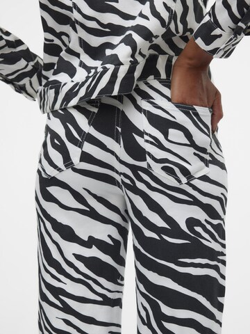 VERO MODA Wide Leg Jeans 'TESSA' in Schwarz