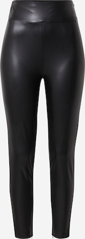 Skinny Leggings 'Priscilla' de la GUESS pe negru: față