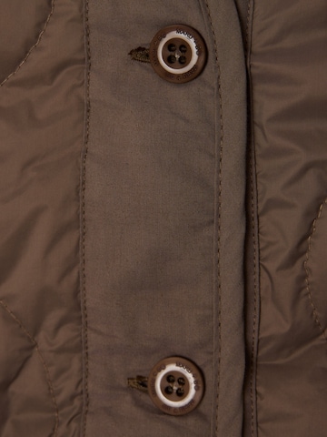 Maru + Bo Átmeneti dzseki 'LIGHT PADDED KIMONO JACKET WITH STITCHING' - barna