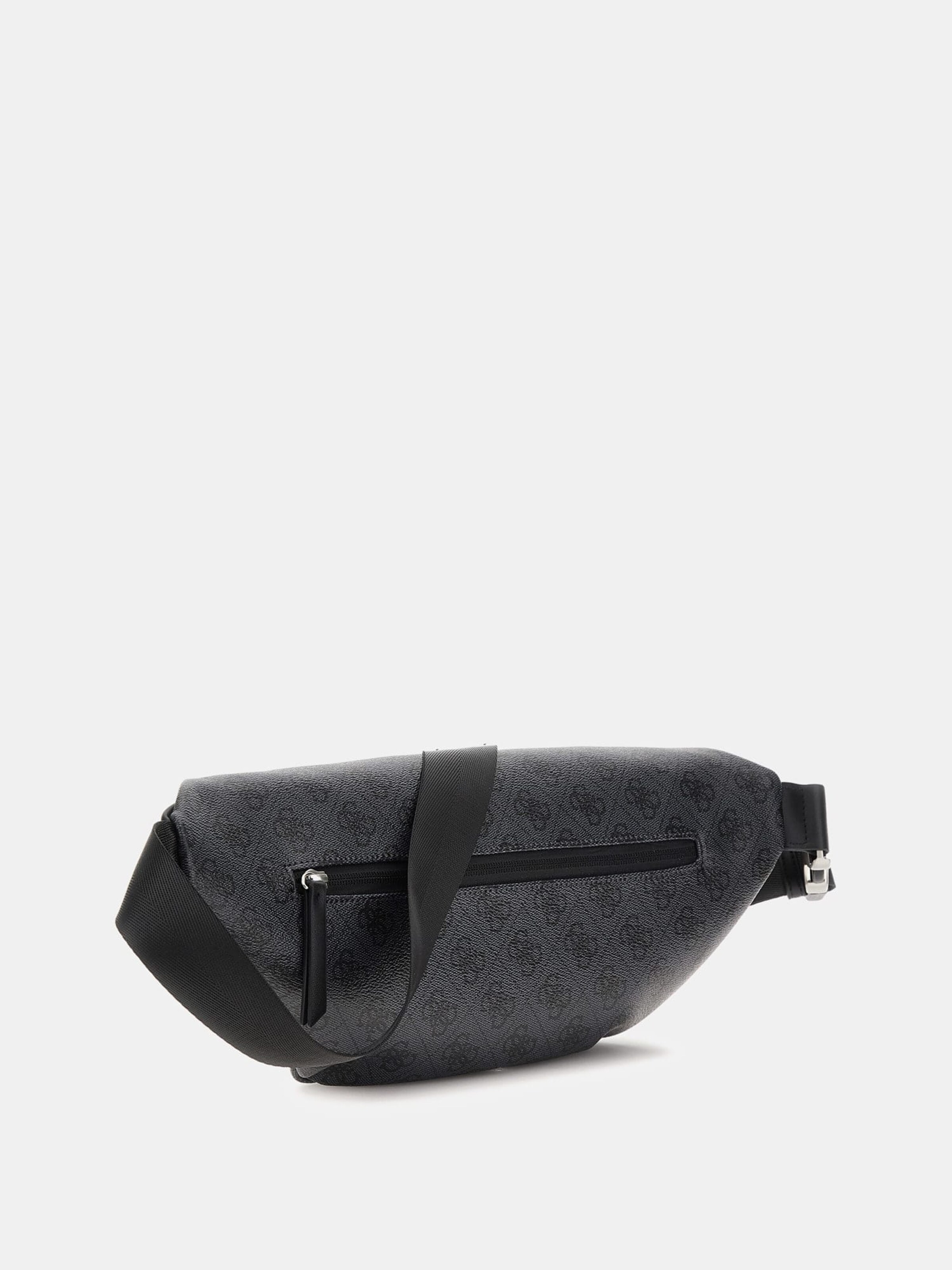 GUESS Fanny Pack Vezzola in Black ABOUT YOU