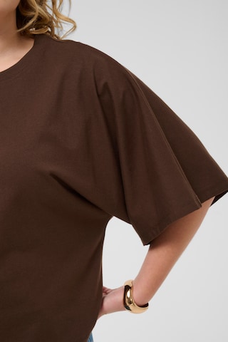 KAFFE CURVE Blus 'KCStormi' i brun