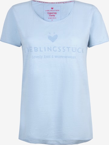 T-shirt 'Cia' LIEBLINGSSTÜCK en bleu : devant