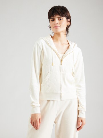Juicy Couture Sweatjacke 'Gigi' in Weiß: Vorderseite