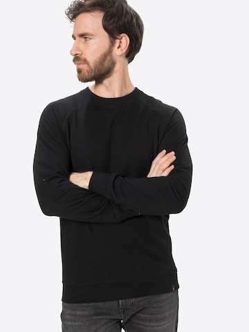 Denim Project Regular fit Μπλούζα φούτερ σε μαύρο: μπροστά