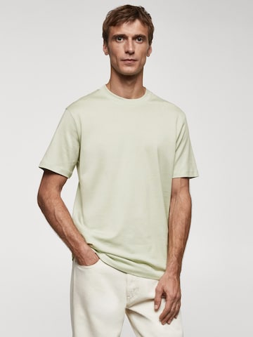 T-Shirt 'BELLOW' MANGO MAN en vert : devant