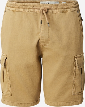 INDICODE JEANS Regular Cargo Pants 'Bouillon' in Beige: front