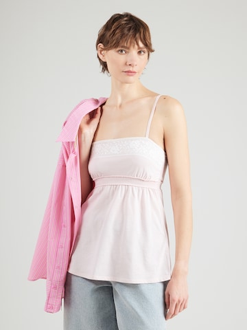 Haut HOLLISTER en rose : devant