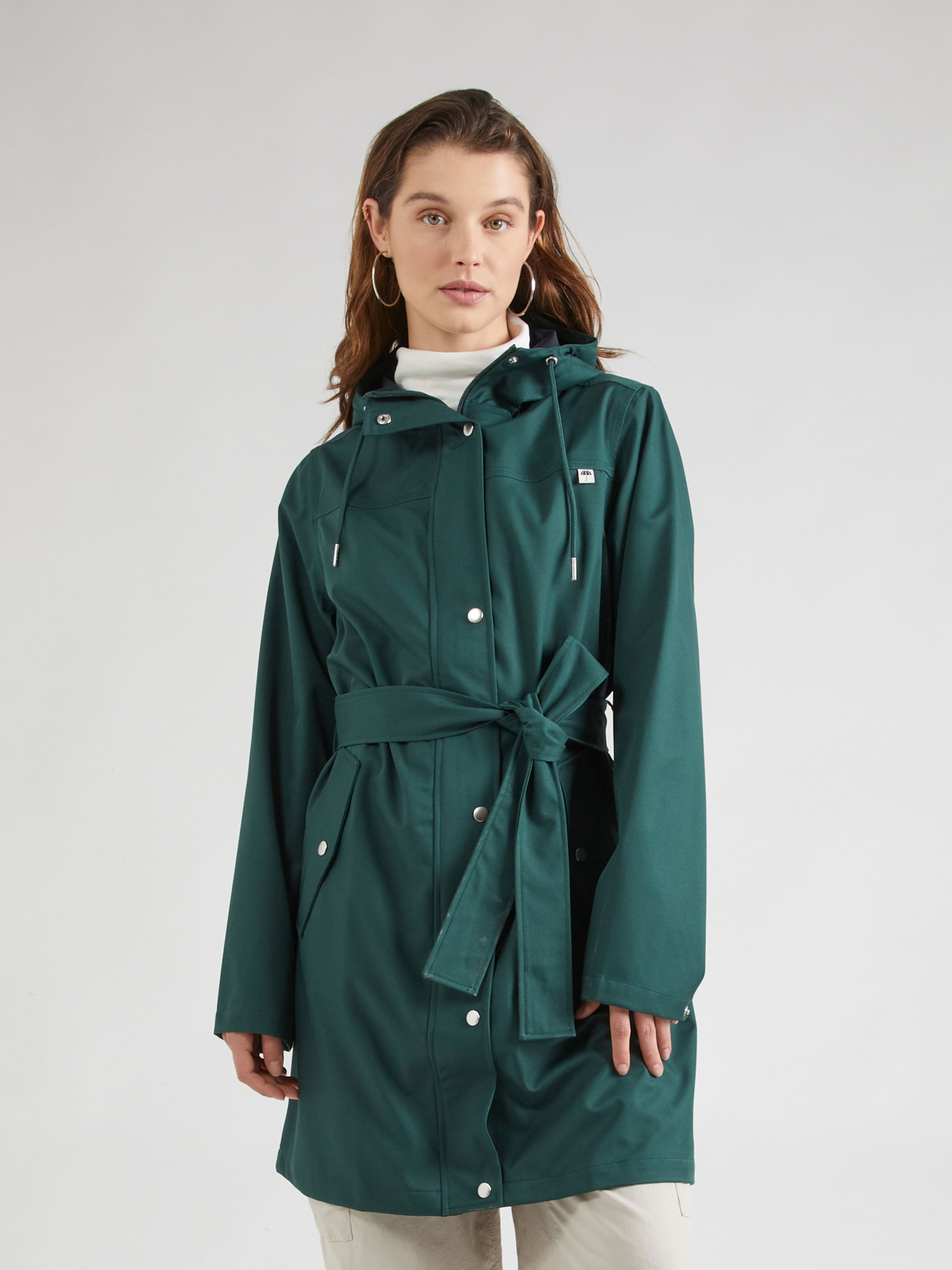 Ladies green raincoat sale