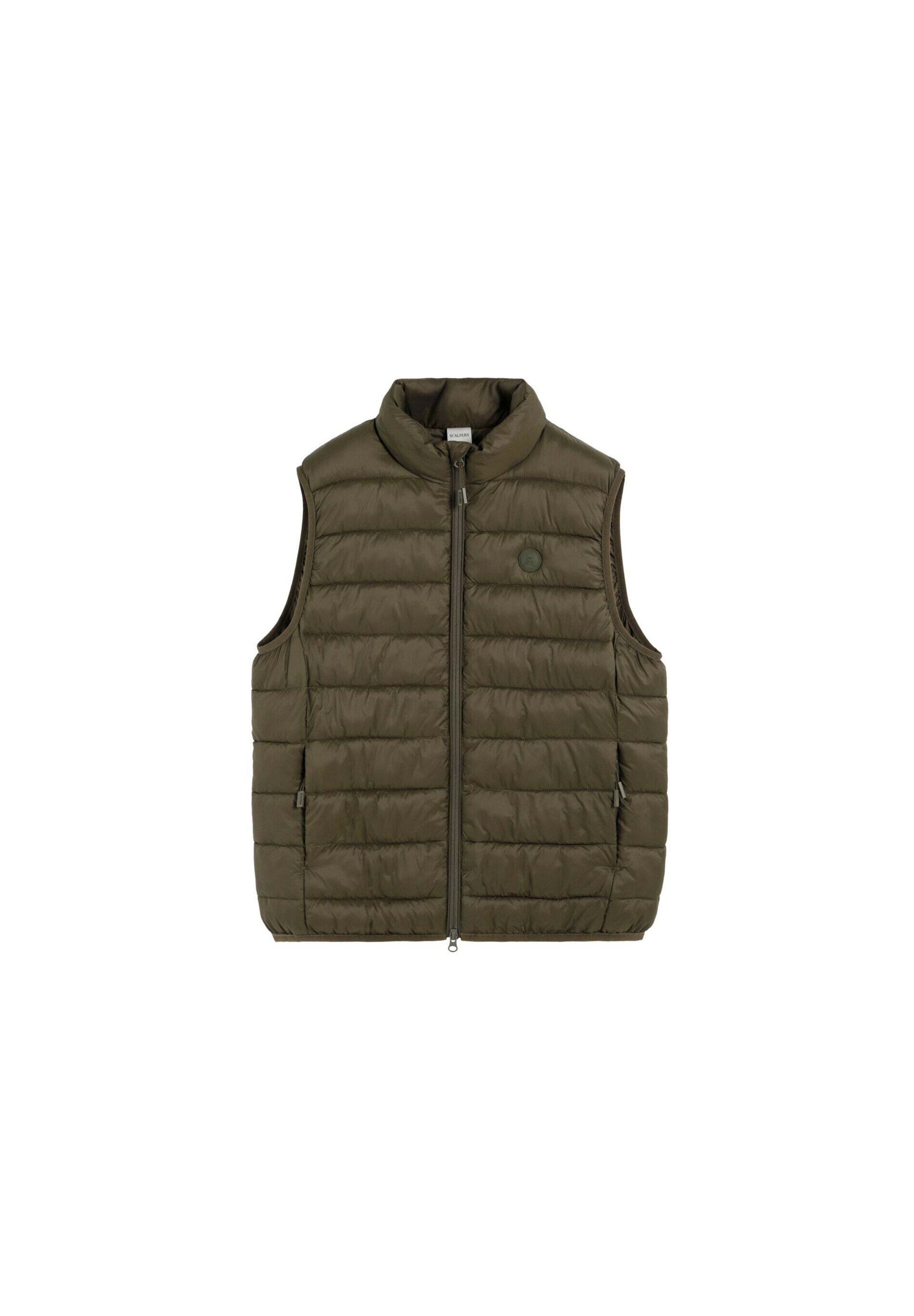 Scalpers Vest 'Gstaad' in Green: front