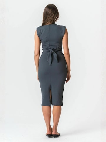 TEESHOPPEN Dress ' Isabella ' in Grey