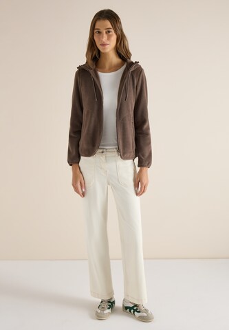 CECIL Fleece Jacket in Brown