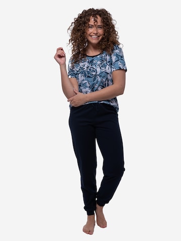 Ammann Pajama 'Night & Home' in Blue