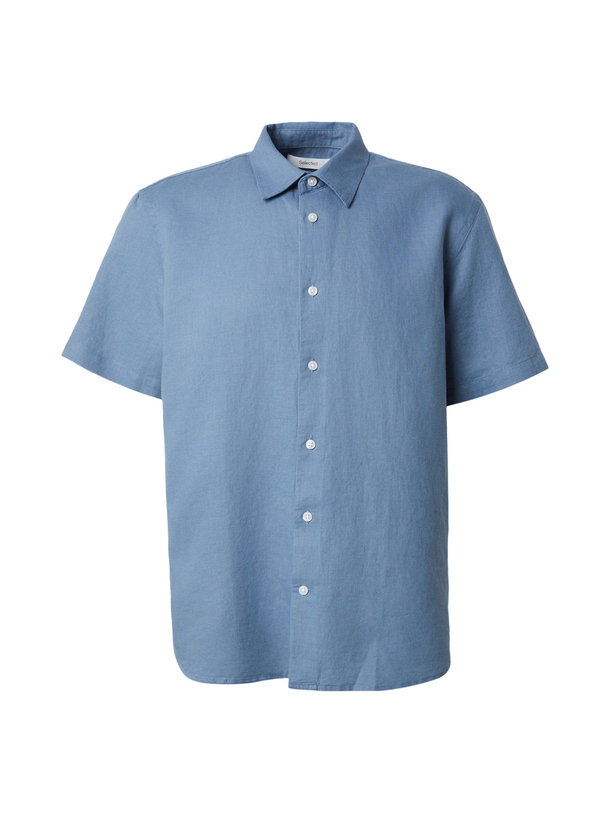 SELECTED Button Up Shirt 'SLHCLAY' in Blue: front