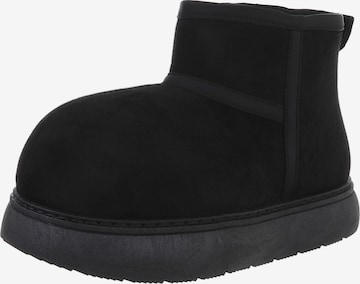 Ital-Design Ankle Boots in Schwarz: Vorderseite