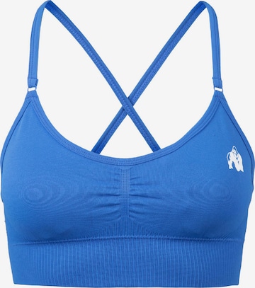 Bustino Reggiseno sportivo 'Olivia' di Gorilla Wear in blu: frontale