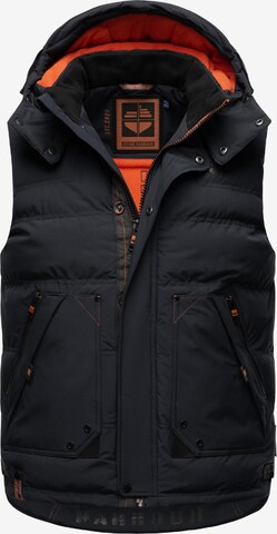 STONE HARBOUR Vest 'Egoor' in Blue: front