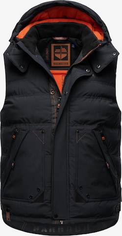 STONE HARBOUR Bodywarmer 'Egoor' in Blauw: voorkant