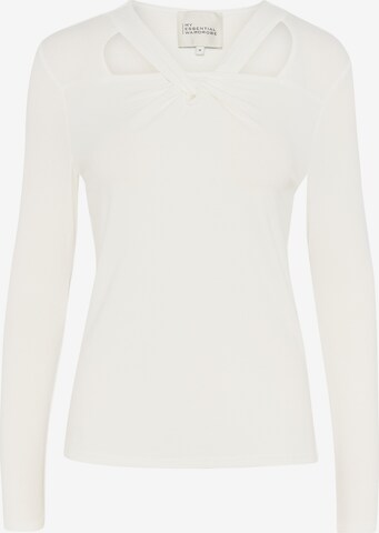 My Essential Wardrobe Blouse ' Nupti' in Wit: voorkant