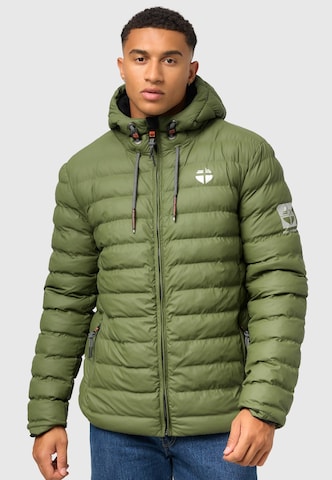 STONE HARBOUR Winter jacket 'Zaharoo' in Green: front