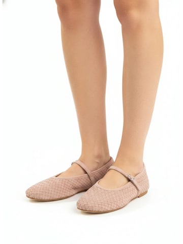 Flarelle - Bailarinas con hebilla 'Intrecciata' en rosa