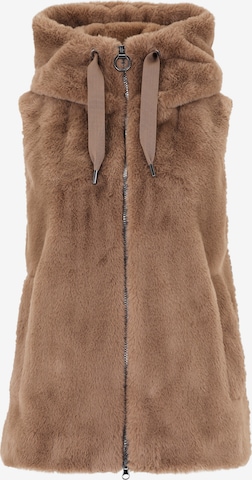 Gilet Betty Barclay en marron : devant