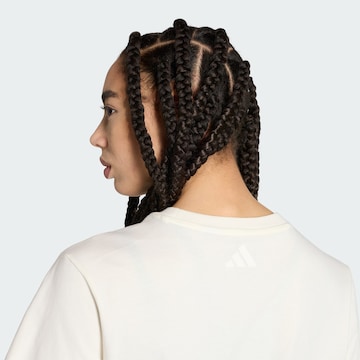 ADIDAS SPORTSWEAR Performance shirt 'Floral' in White