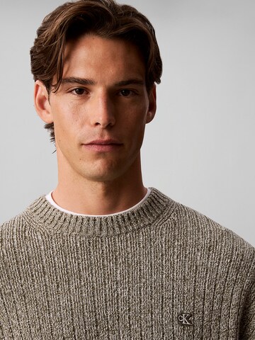 Calvin Klein Jeans Pullover in Grau