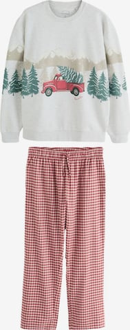 NextDuga pidžama - crvena boja: prednji dio