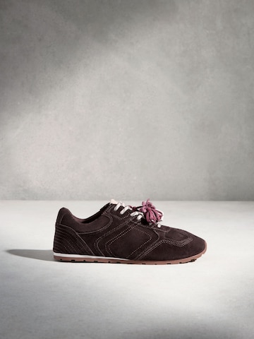 Next Rövid szárú sportcipők 'N. Premium' - barna