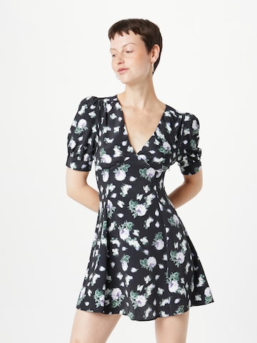 Robe 'Bella' TOPSHOP en noir : devant