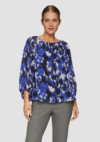s.Oliver BLACK LABEL Blouse in Blauw: voorkant