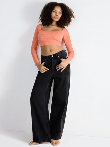 SLOGGI Shirt ' ZERO Feel Bliss Top ' in Oranje