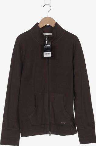 s.Oliver Sweatshirt & Zip-Up Hoodie in XXL in Brown: front