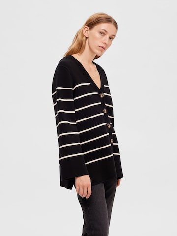 SELECTED FEMME Knit Cardigan in Black