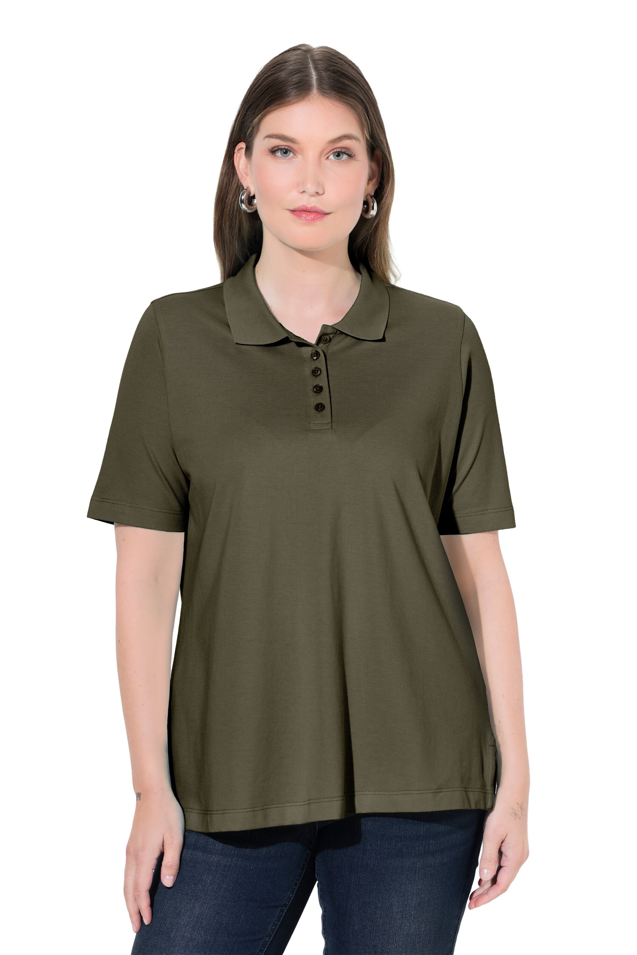 Ulla Popken Shirt in Grün: Vorderseite