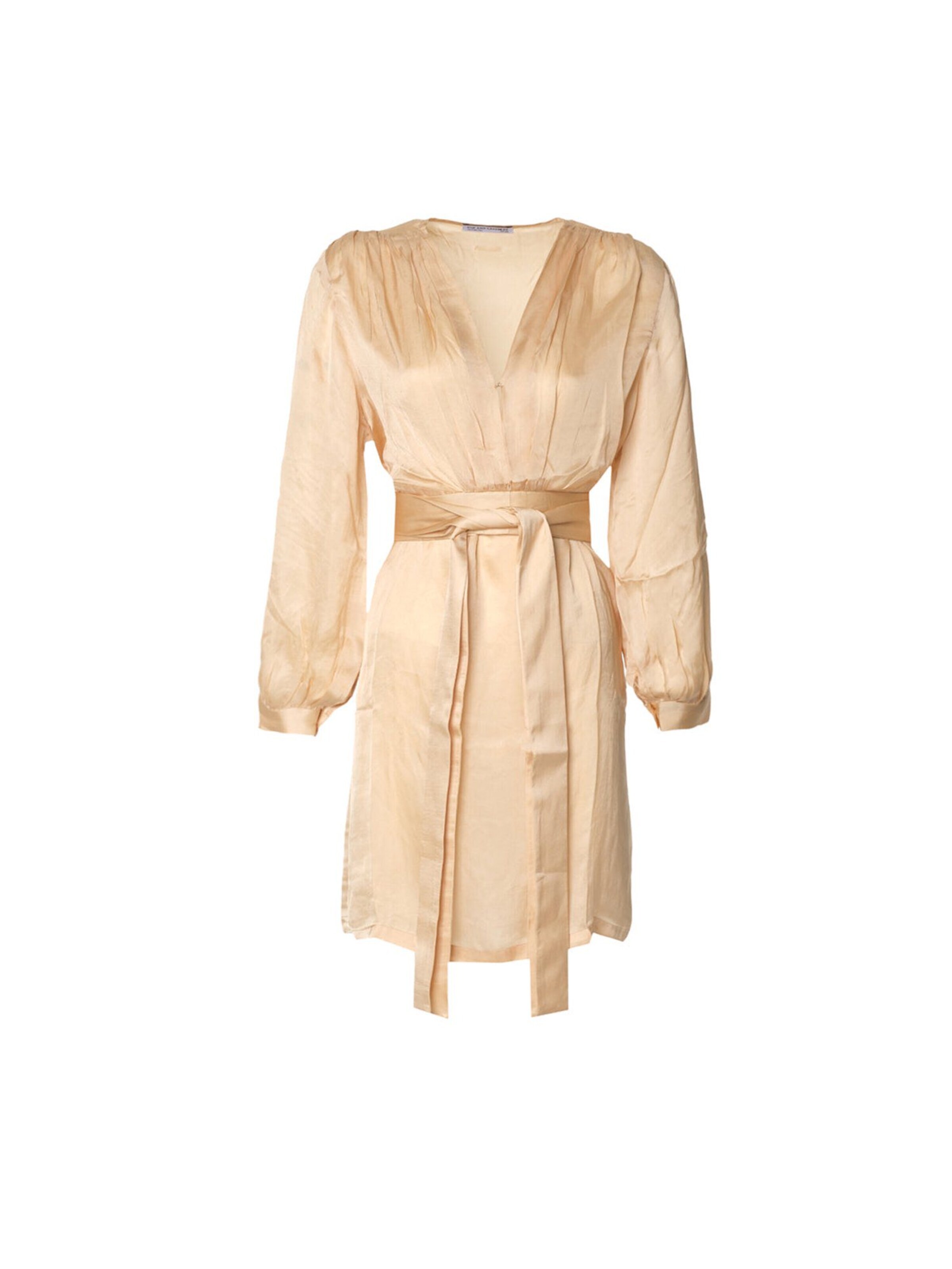 SILK & CASHMERE Kleid‌‌‌ in Beige: Vorderseite