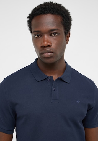 MUSTANG Poloshirt 'Style Pierre' in Blau
