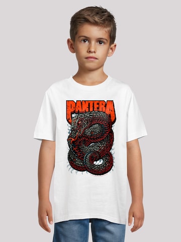 F4NT4STIC Shirt 'Pantera Venomous Snake' in White: front
