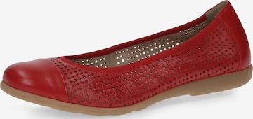 CAPRICE Ballet Flats in Red: front