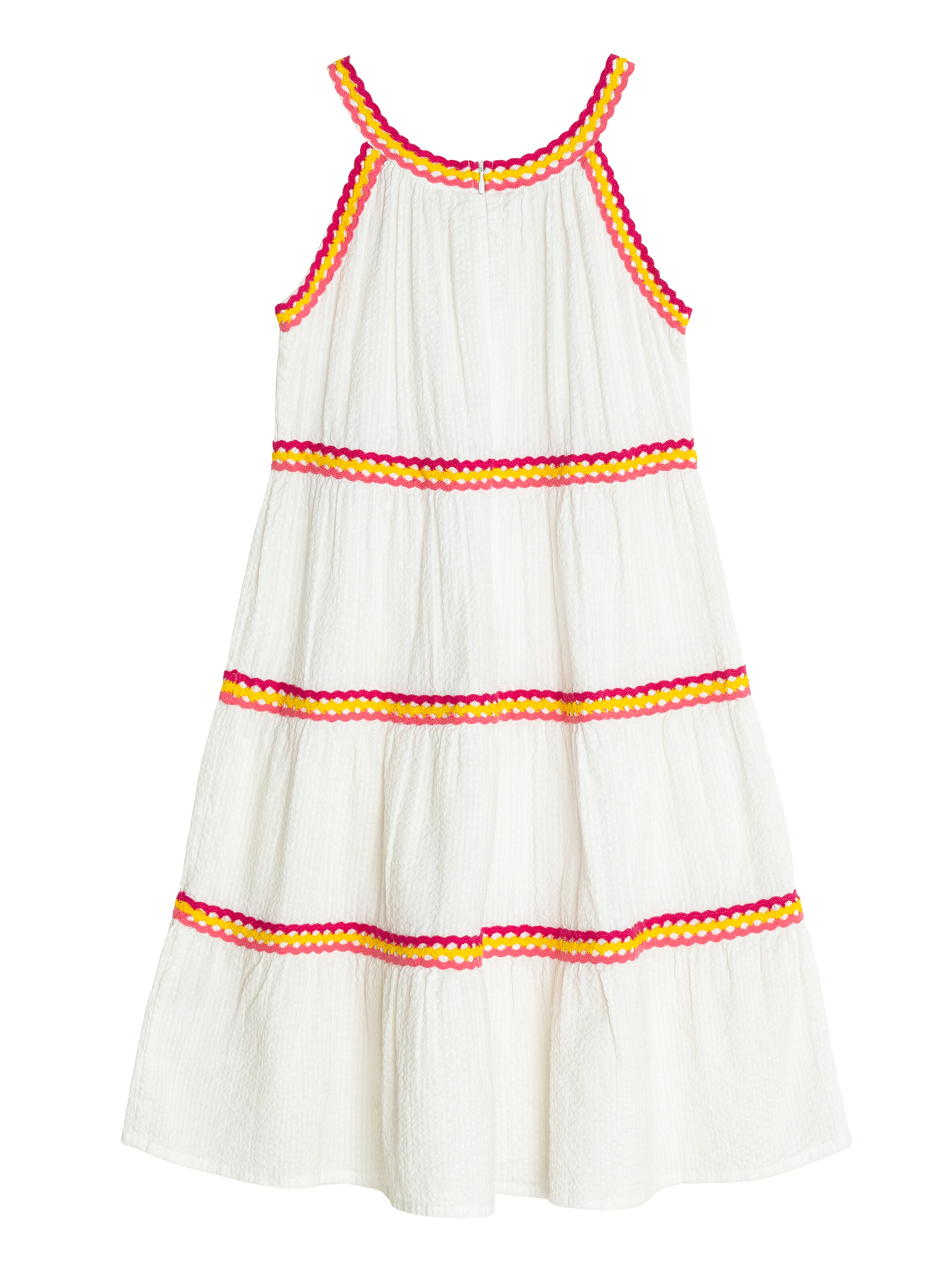 Cool Club Kleid in Weiß: Rückseite