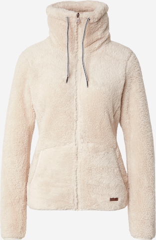 Giacca di pile 'RIRI' di PROTEST in bianco: frontale