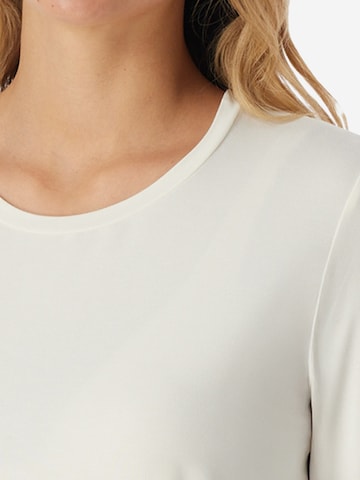 SCHIESSER Pajama Shirt 'Mix & Relax' in White
