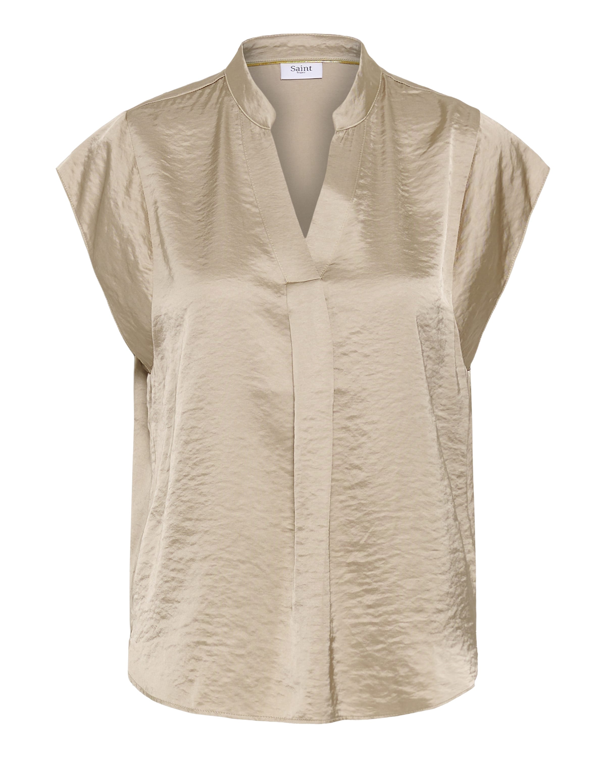 SAINT TROPEZ Blouse in Brown: front