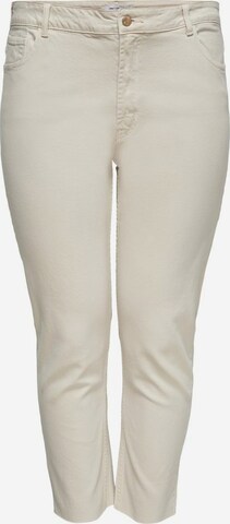 ONLY Carmakoma Regular Jeans 'Mily' i beige: forside