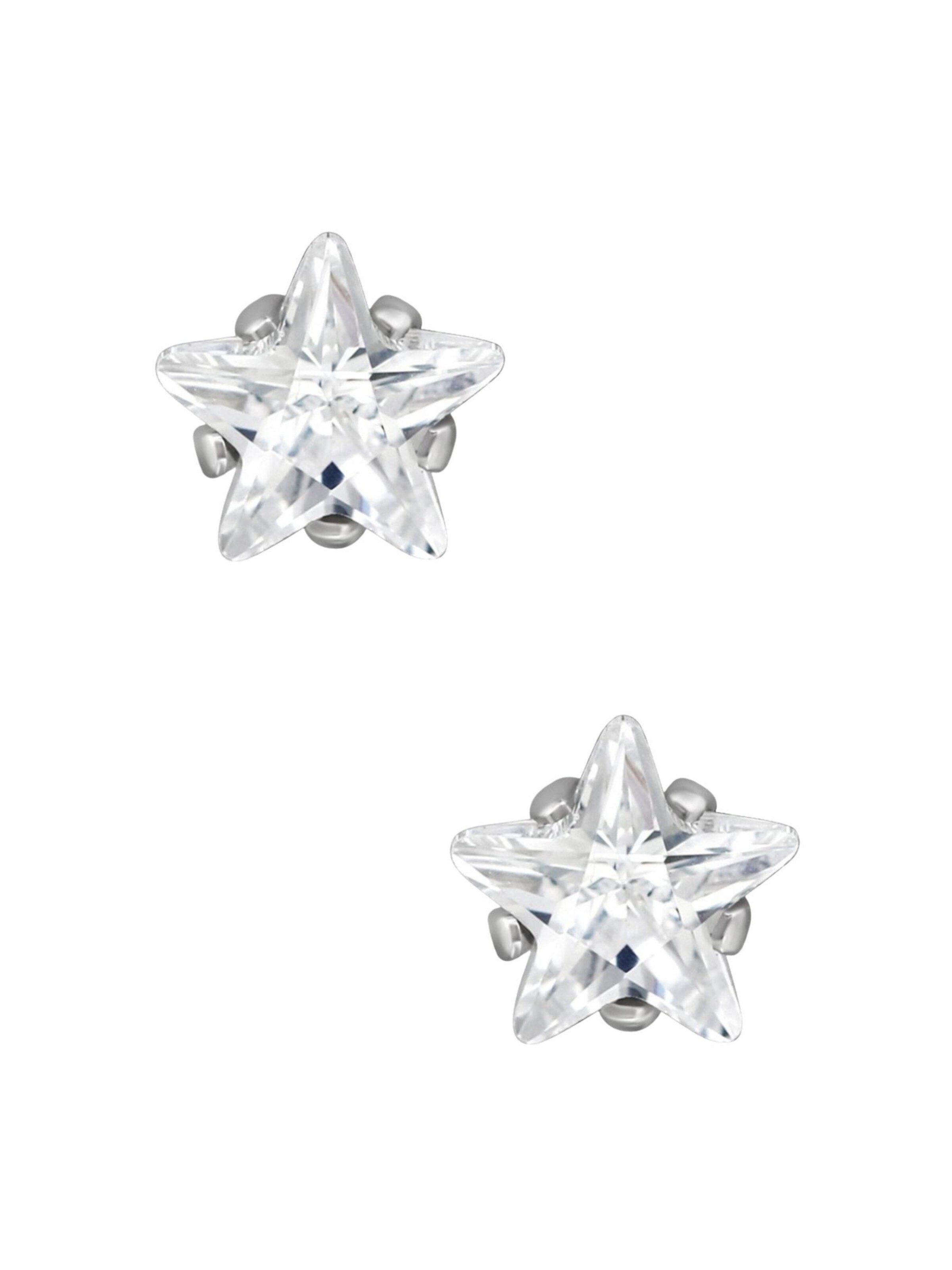 Maxte Earrings 'Stern' in Silver